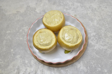 Яблоки с сыром