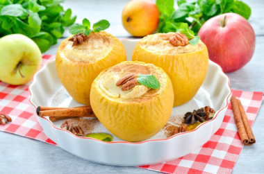 Яблоки с сыром