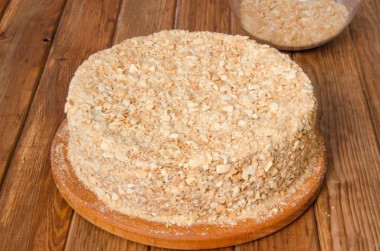 Классический торт Микадо с вареной сгущенкой