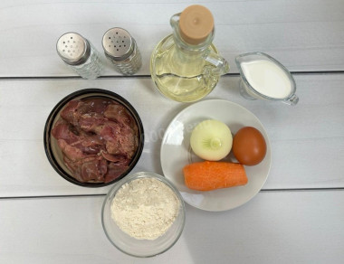 Котлеты из куриной печени на сковороде
