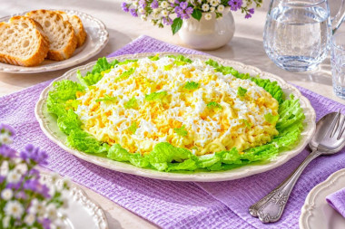 Салат Невеста с курицей