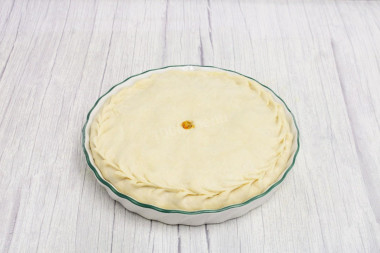 Закрытый пирог с картошкой