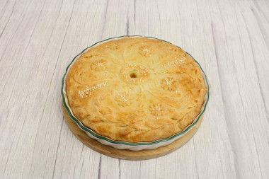 Закрытый пирог с картошкой