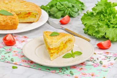 Закрытый пирог с картошкой